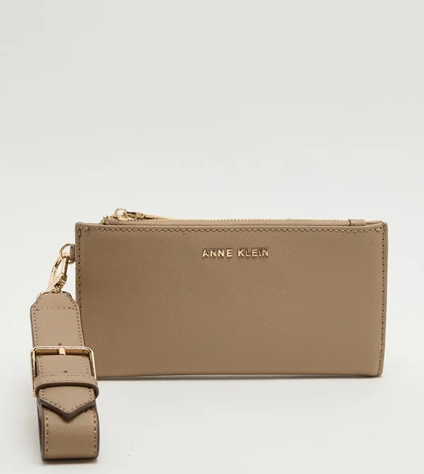 آن كلاين محفظة آن كلاين بسحاب ونقوش